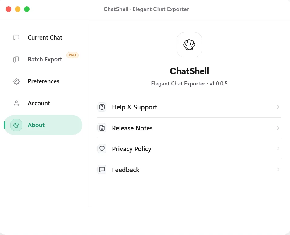 About and support